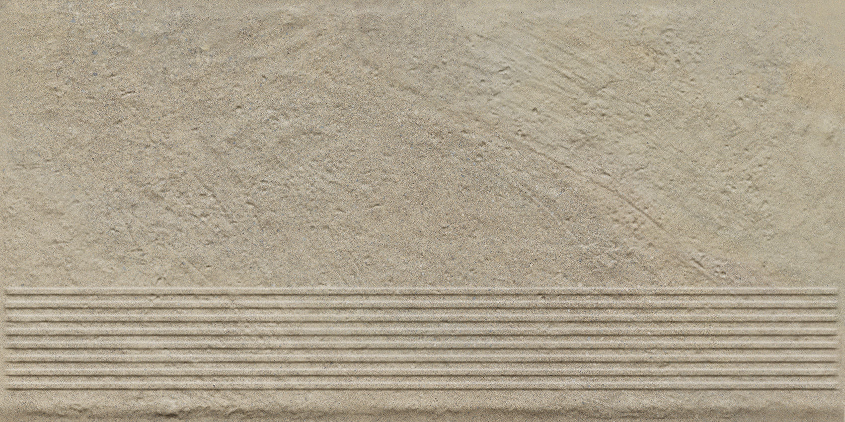 Ступень без капиноса с насечками Eremite crema структурная 300х600х8.5мм Paradyz 8шт/уп купить в Санкт-Петербурге