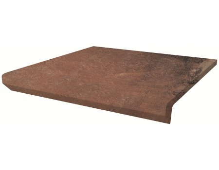 Ступень простая с капиносом структурная Scandiano, цвет Rosso купить в Санкт-Петербурге