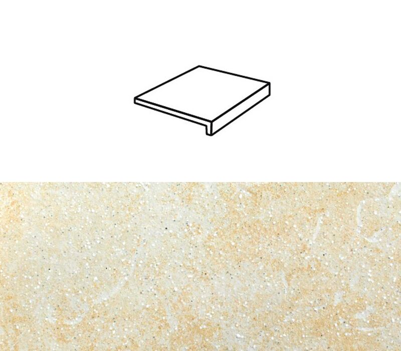 Ступень рядовая Stroher 4816 Keraplatte Roccia прямой угол 833 corda 240x175x52x10мм 6шт/уп купить в Санкт-Петербурге