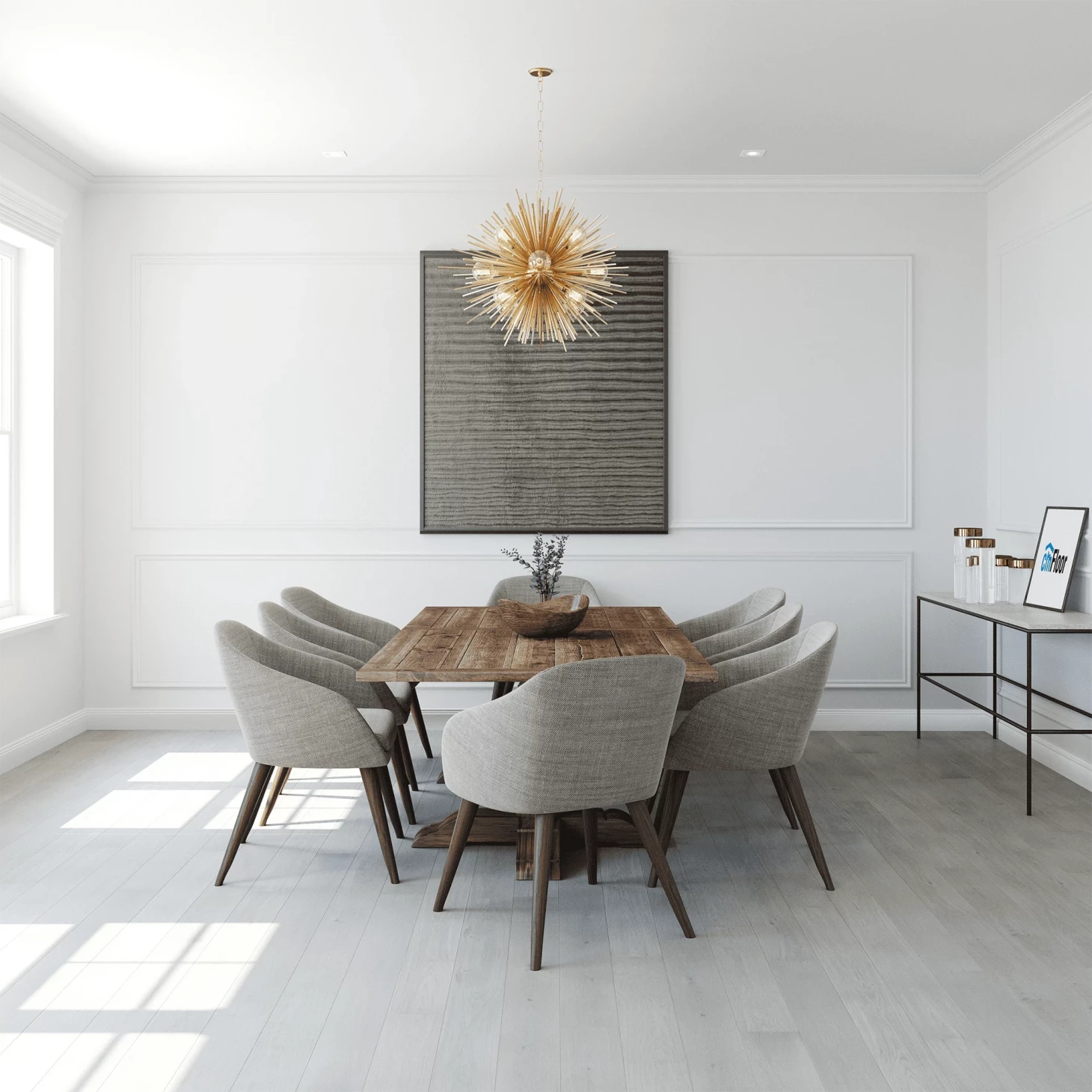 SPC-ламинат ScandiWood 05 Дуб Ледяной  тисн. в рег.1220х180мм (б/подложки) 10шт/уп/2.2м2 CM Floor купить в Санкт-Петербурге