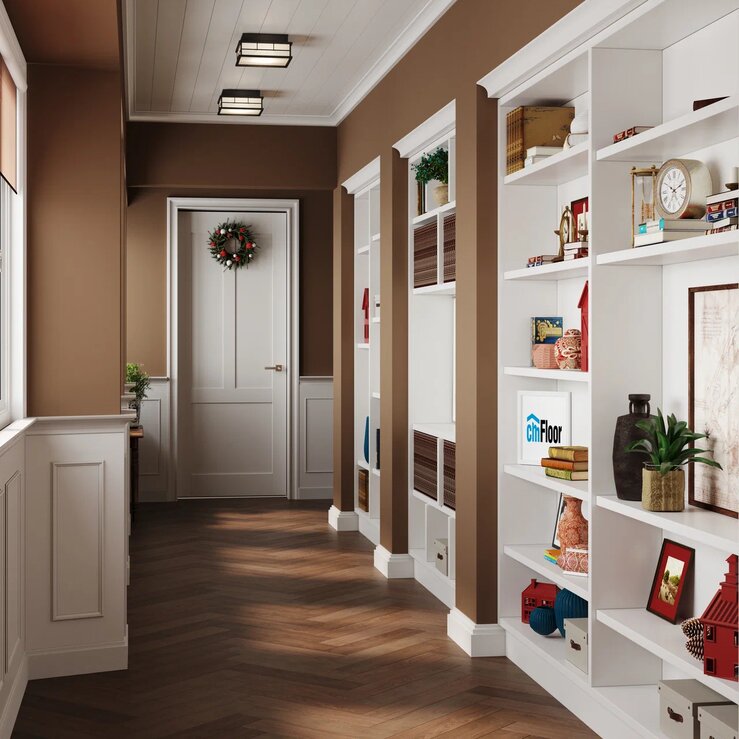 SPC-ламинат Parkett 28 Орех структ.610x122мм IXPE 24шт/уп/1.79м2 CM Floor купить в Санкт-Петербурге