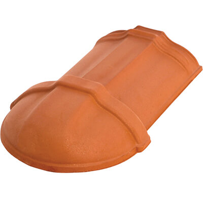 KONTINENTAL ECO Начальная хребтовая черепица натуральный красный (naturrot) Mladost купить в Санкт-Петербурге