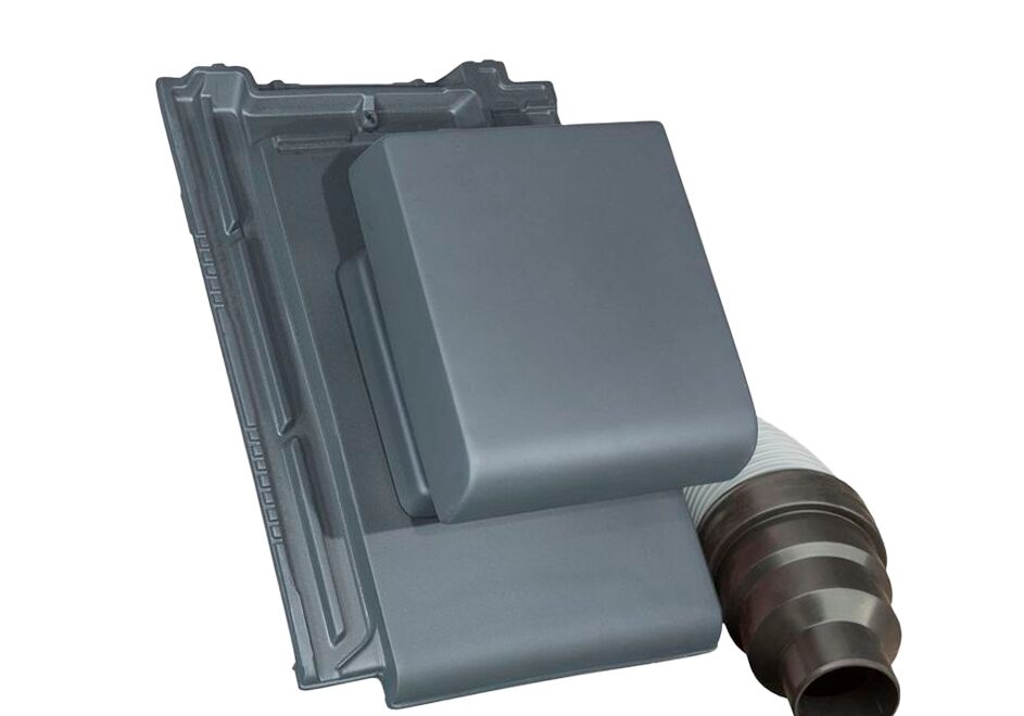 BERGAMO Проходная черепица с вент.насадкой 100мм Röben купить в Санкт-Петербурге