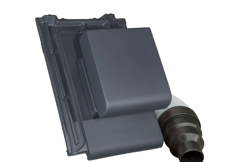 BERGAMO Проходная черепица с вент.насадкой 100мм Röben купить в Санкт-Петербурге