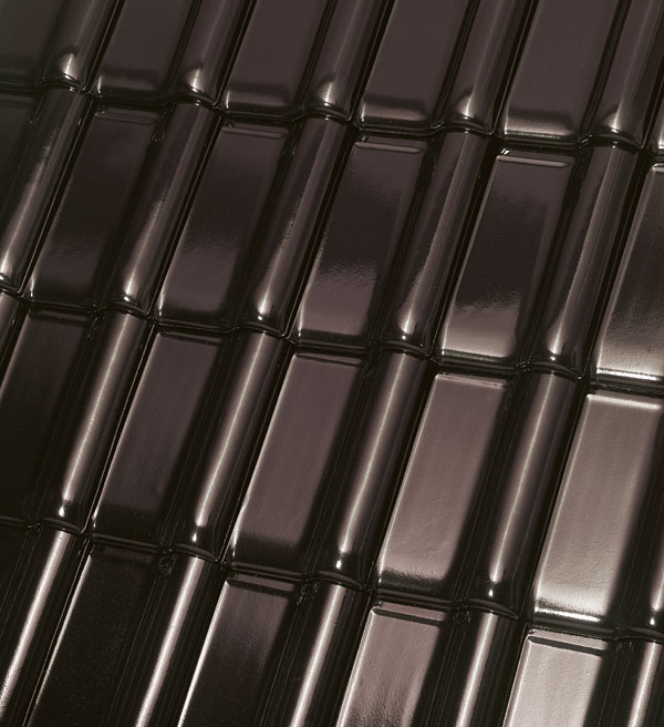 MONZAplus Рядовая черепица Tobago, glasur (Черно-коричневый, глазурь) Röben купить в Санкт-Петербурге