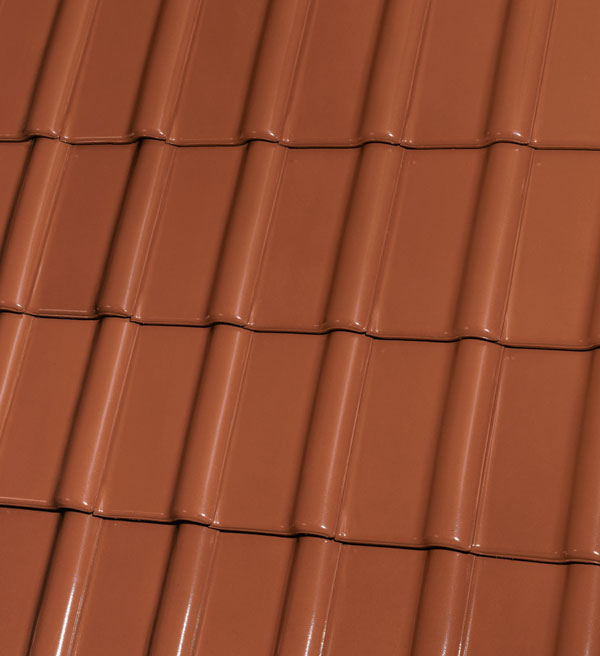 PIEMONT Рядовая черепица Kupfer-rotbraun (Медный красно-коричневый) Röben купить в Санкт-Петербурге