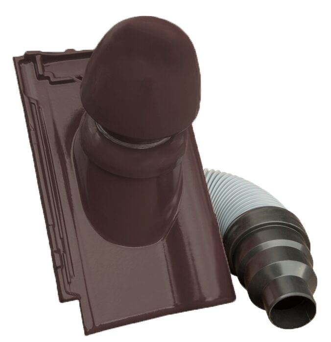 PIEMONT Проходная черепица с вент.насадкой 100мм Röben купить в Санкт-Петербурге