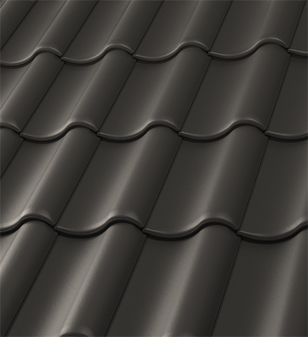 VERONA Рядовая черепица Anthrazit (Антрацитовый) Röben купить в Санкт-Петербурге