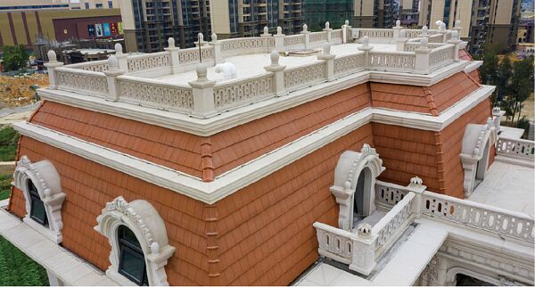 Плоская керамическая черепица цвет Киноварь купить в Санкт-Петербурге