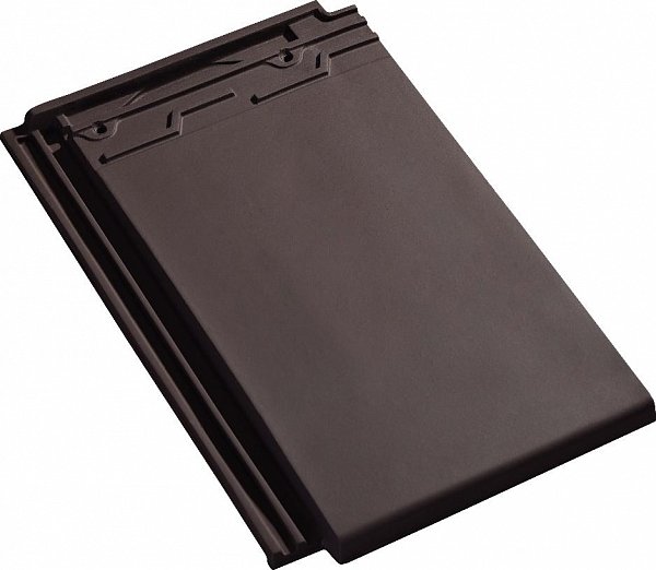 Плоская керамическая черепица цвет Железный черный купить в Санкт-Петербурге