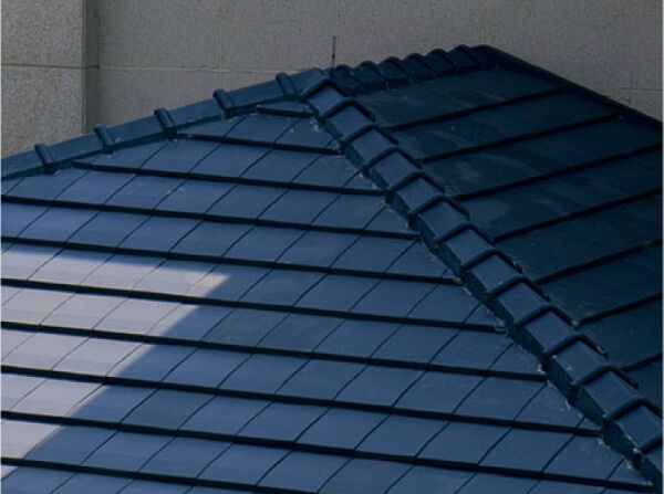 Плоская керамическая черепица цвет Берлинская лазурь купить в Санкт-Петербурге