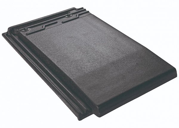 Плоская керамическая черепица цвет Черный металлик купить в Санкт-Петербурге