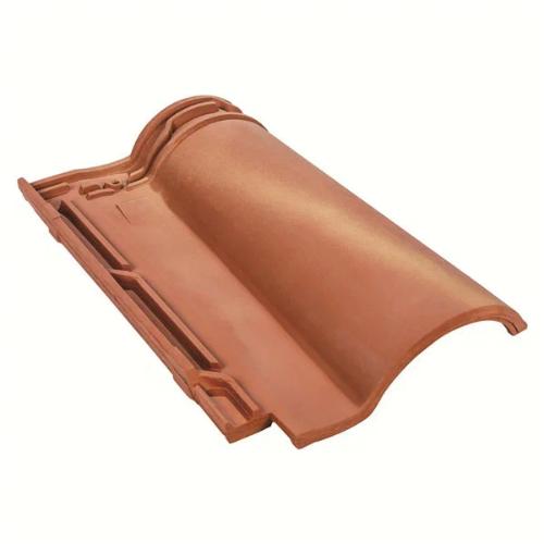 Высоковолновая керамическая черепица цвет  Темно-красный пестрый купить в Санкт-Петербурге