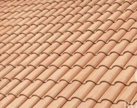 Высоковолновая керамическая черепица цвет  Персиковый купить в Санкт-Петербурге