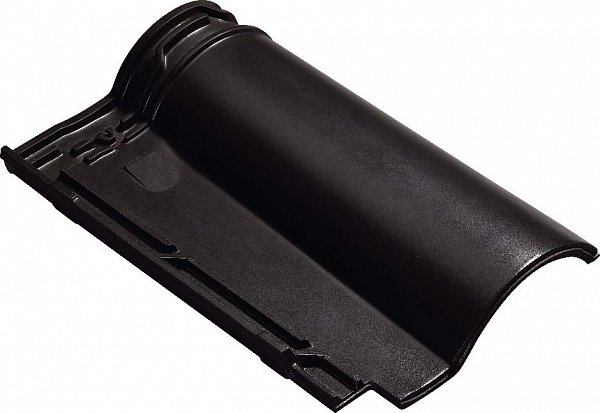 Высоковолновая керамическая черепица цвет  Алмазно-черный купить в Санкт-Петербурге