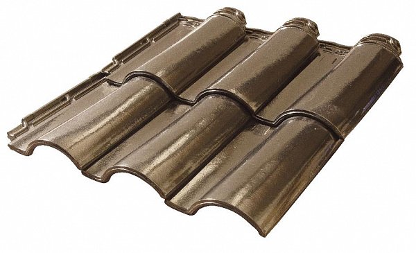 Высоковолновая керамическая черепица цвет  Шампань купить в Санкт-Петербурге
