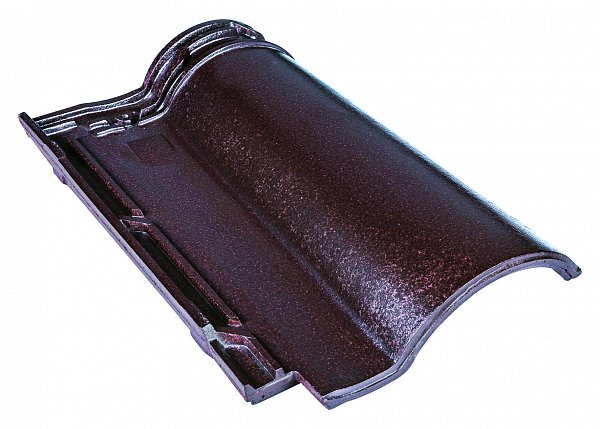 Высоковолновая керамическая черепица цвет  Матовый медно-красный купить в Санкт-Петербурге