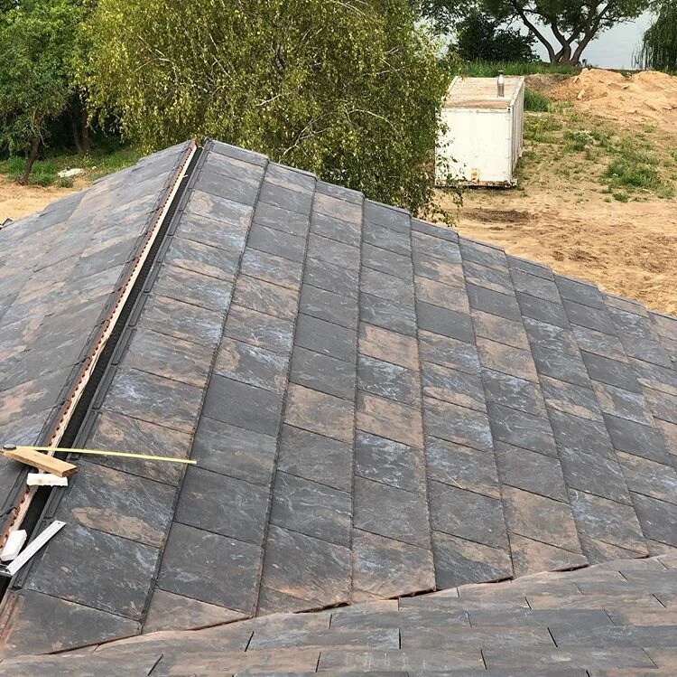 FLAT 5-XL Рядовая черепица Paris Ocre (покрытие под сланец, фактурный край) Tejas Borja купить в Санкт-Петербурге