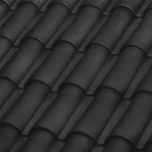 Керамическая черепица Tejas Borja TB-10 Tech черный (graphite) купить в Санкт-Петербурге
