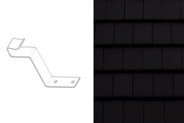 Planoton (Figaro) Клямер конька №6 Графен ангоб Tondach купить в Санкт-Петербурге