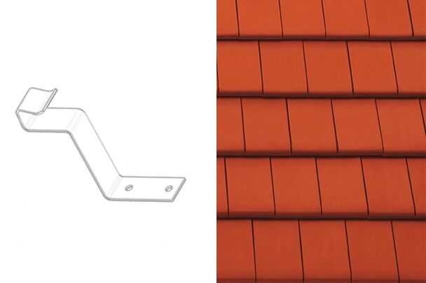 Planoton (Figaro) Клямер конька №6 Красный ангоб Tondach купить в Санкт-Петербурге