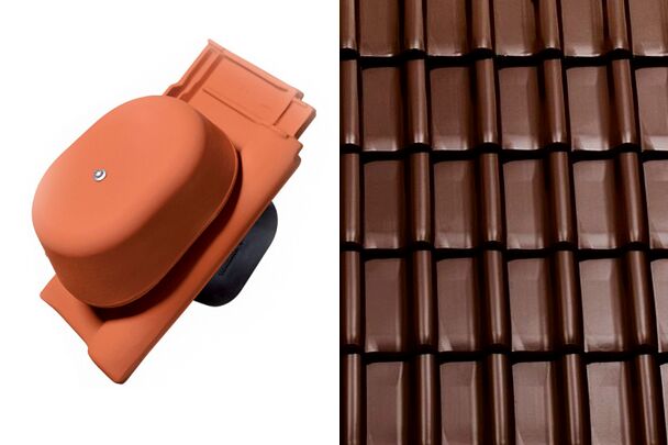 Sensaton (Samba) Вентиляционный комплект TONDACH Глазурь Амадеус Коричневый Tondach купить в Санкт-Петербурге