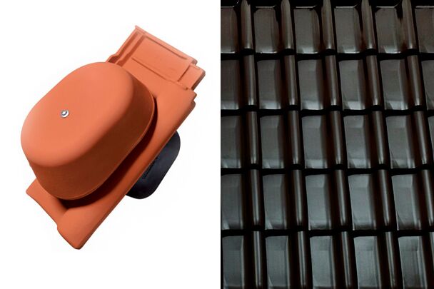 Sensaton (Samba) Вентиляционный комплект TONDACH Глазурь Амадеус Черный Tondach купить в Санкт-Петербурге