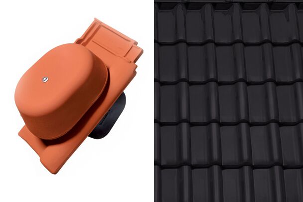 Sensaton (Samba) Вентиляционный комплект Графен ангоб Tondach купить в Санкт-Петербурге