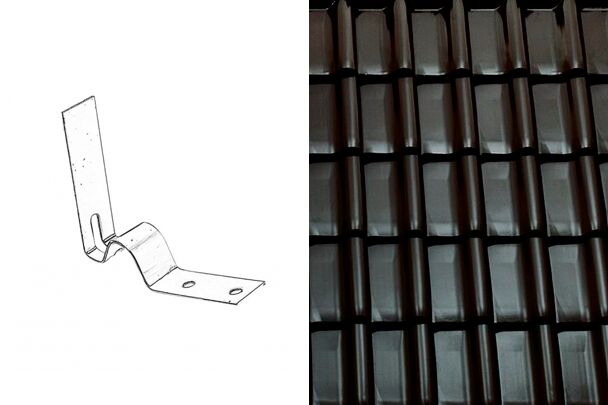 Sensaton (Samba) Кляммер конька №2 Глазурь Амадеус Черный Tondach купить в Санкт-Петербурге
