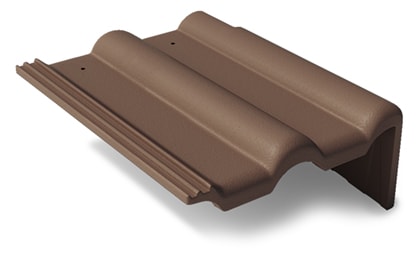 Франкфуртская Боковая цементно-песчаная черепица правая купить в Санкт-Петербурге