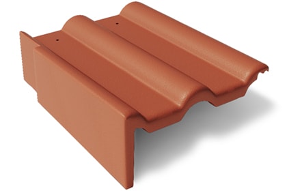 Франкфуртская Боковая цементно-песчаная черепица левая купить в Санкт-Петербурге
