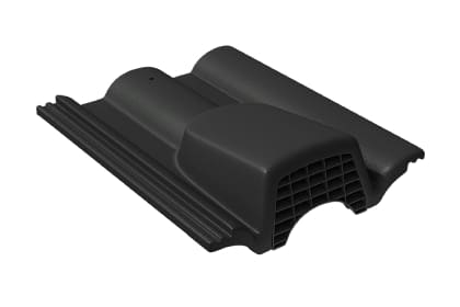 Вентиляционная черепица Таунус черный Braas купить в Санкт-Петербурге