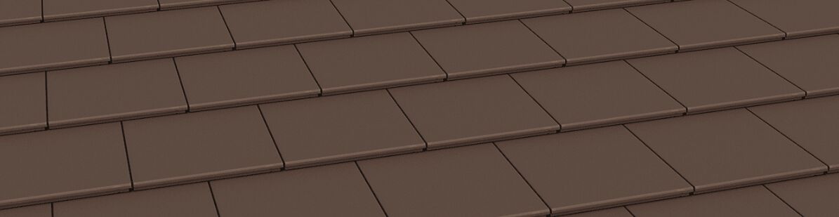 Рядовая черепица Тегалит темно-коричневый Braas купить в Санкт-Петербурге