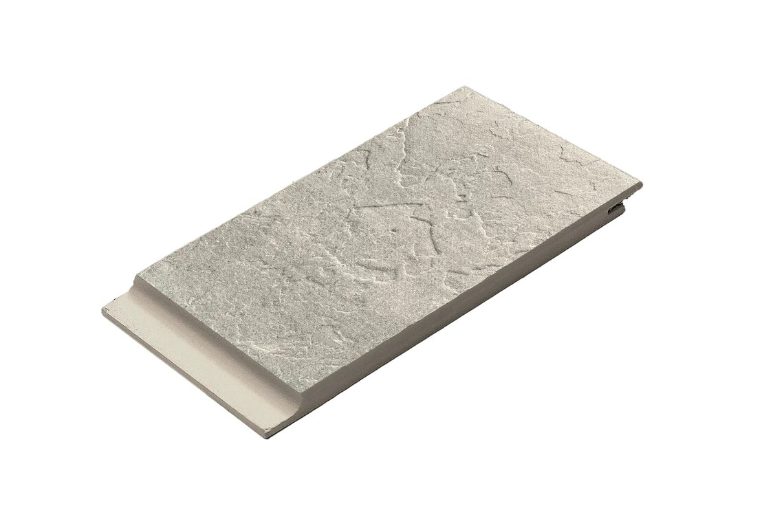 БЕТЭКО Фиброцементный сайдинг Клик Сланец 300х3000х10мм 0.9м2 9001 кремово‐белый купить в Санкт-Петербурге