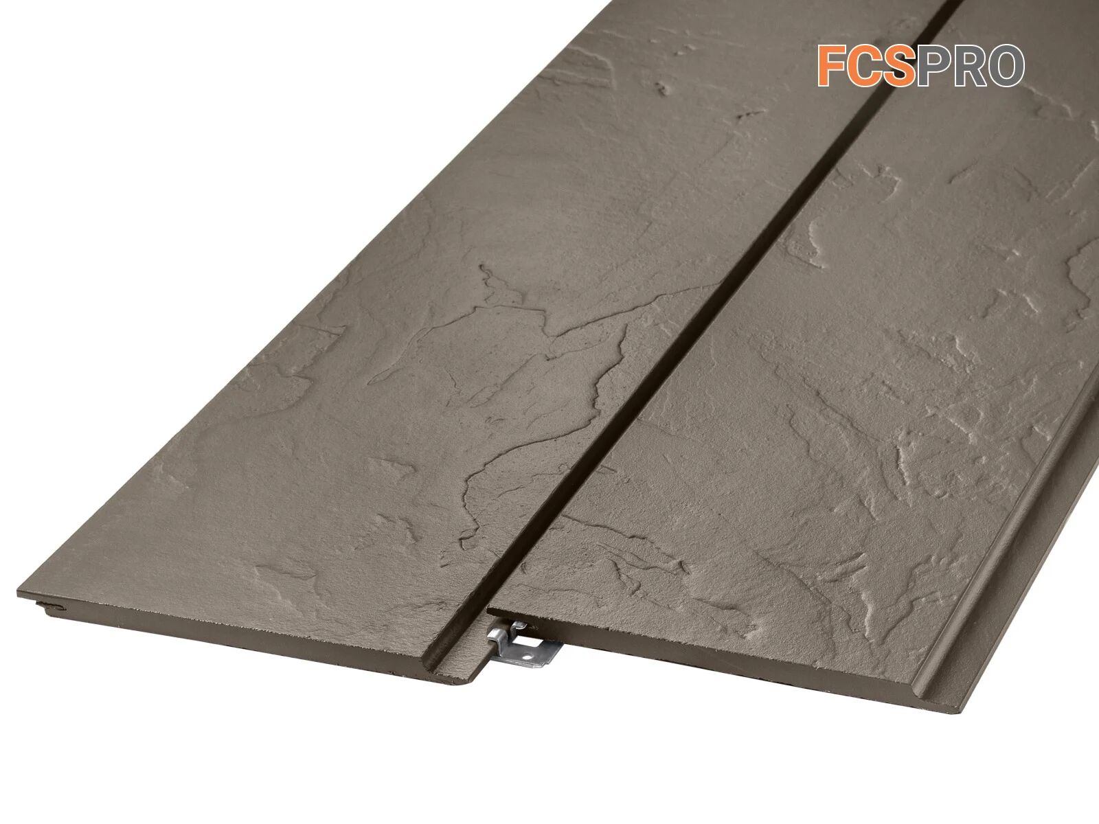 FCS Фиброцементный сайдинг Стоун Клик 3000х190х10мм 0.57м2 F14 купить в Санкт-Петербурге