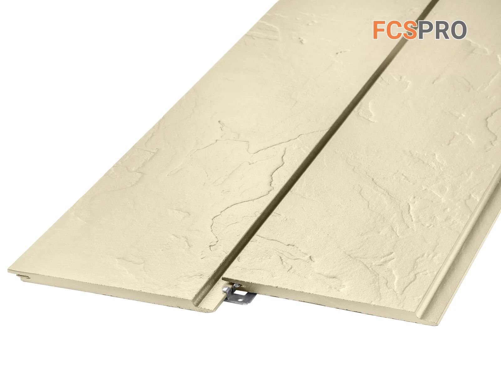 FCS Фиброцементный сайдинг Стоун Клик 3000х190х10мм 0.57м2 F07 купить в Санкт-Петербурге