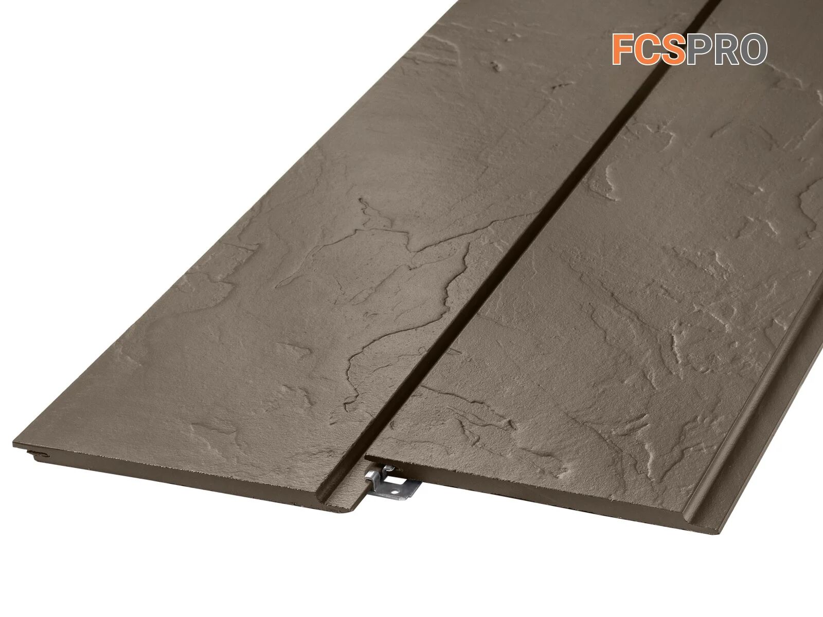 FCS Фиброцементный сайдинг Стоун Клик 3000х190х10мм 0.57м2 F64 купить в Санкт-Петербурге