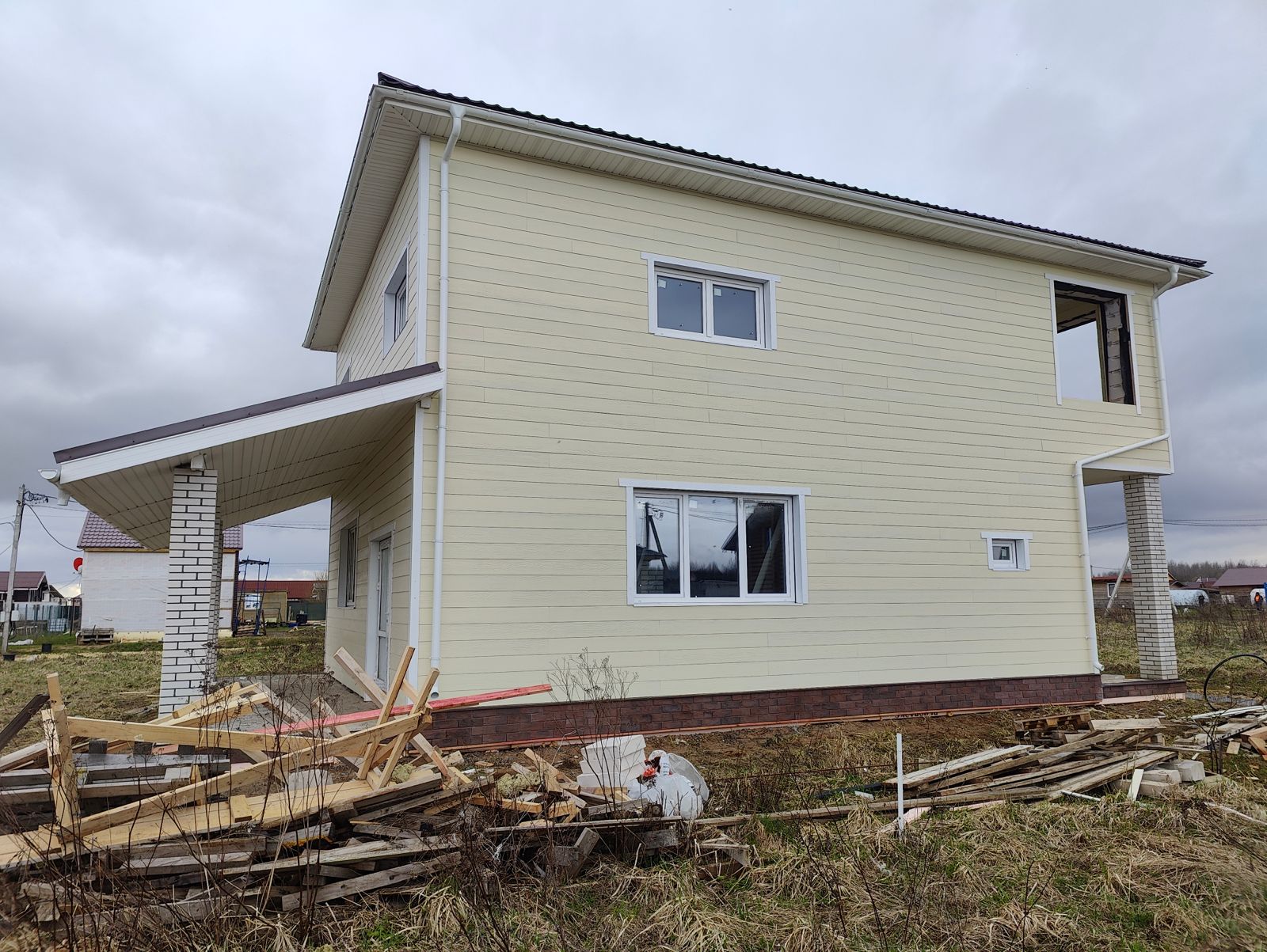 FCS Фиброцементный сайдинг Wood Click Целлюлоза 3000х200х10мм 0.6м2 F02 купить в Санкт-Петербурге