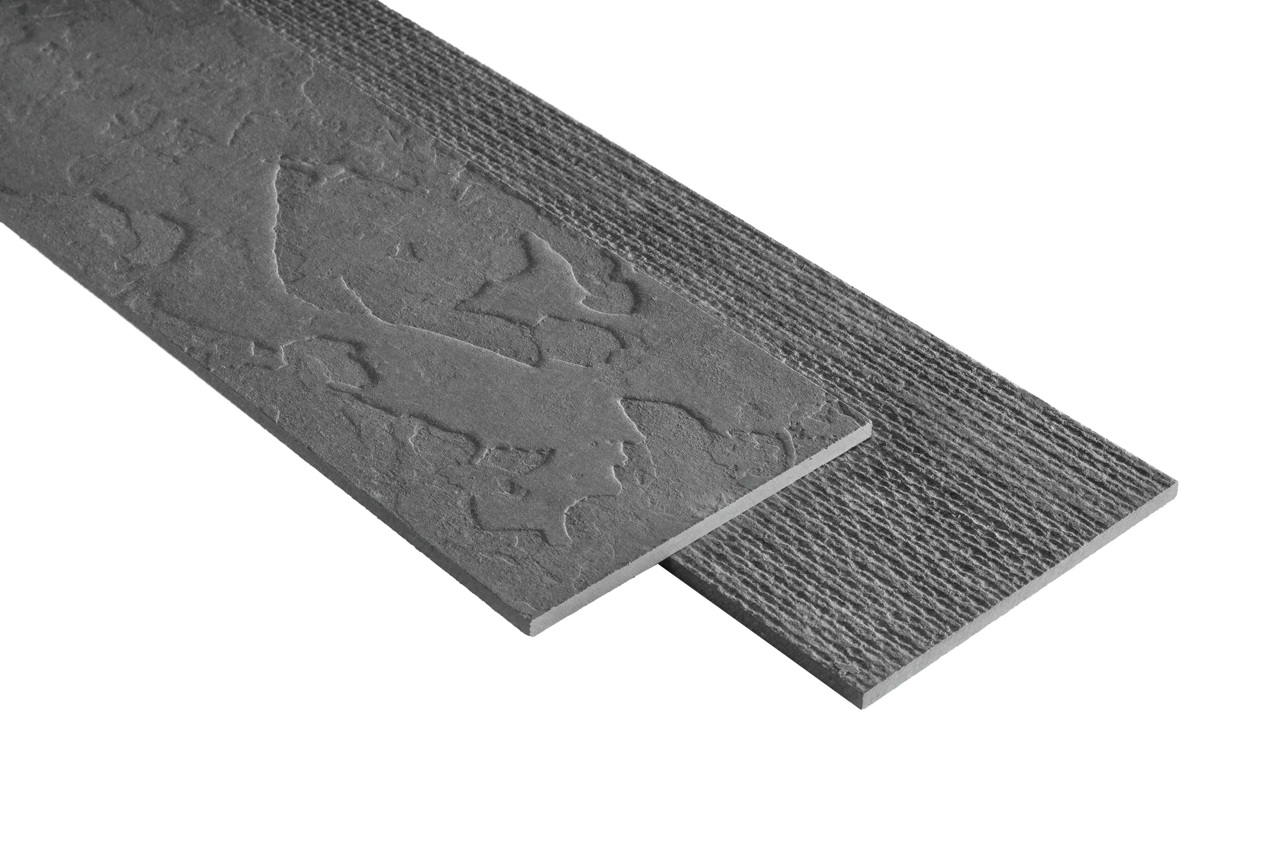 Сайдинг фиброцементный Сланец 300х3000х8мм 0.9м2 серый Фибратек купить в Санкт-Петербурге