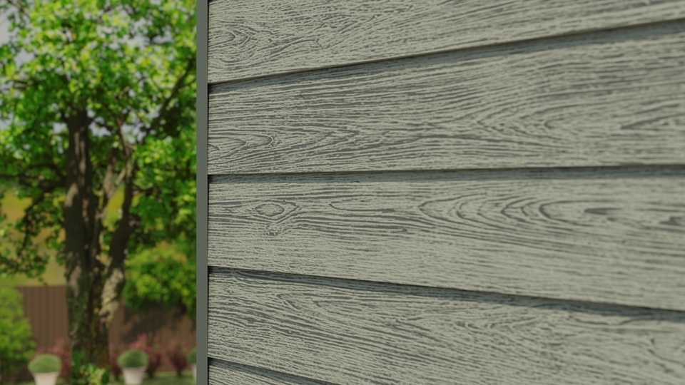 CLADBOARD Фиброцементный сайдинг Дерево 192х3050х7,5мм 0.59м2/шт SD 09 купить в Санкт-Петербурге