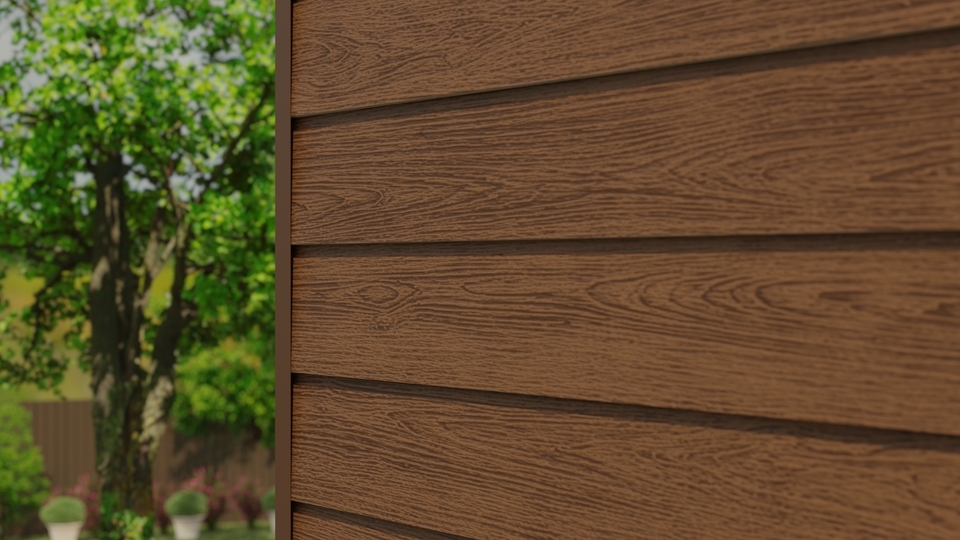 CLADBOARD Фиброцементный сайдинг Дерево 192х3050х7,5мм 0.59м2/шт SD 28 купить в Санкт-Петербурге