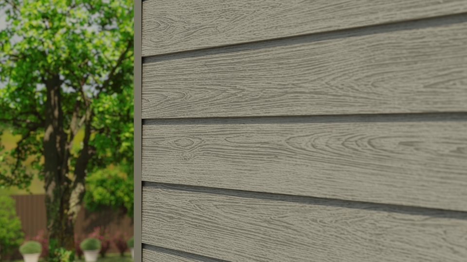 CLADBOARD Фиброцементный сайдинг Дерево 192х3050х7,5мм 0.59м2/шт SD 14 купить в Санкт-Петербурге