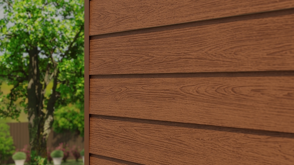 CLADBOARD Фиброцементный сайдинг Дерево 192х3050х7,5мм 0.59м2/шт SD 27 купить в Санкт-Петербурге