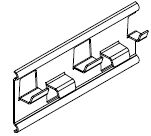 Планка рядовая оцинк. окраш. RAL 3м TORAY купить в Санкт-Петербурге