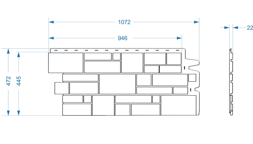 Фасадная панель Docke BURG (Дёке Бург) купить в Санкт-Петербурге