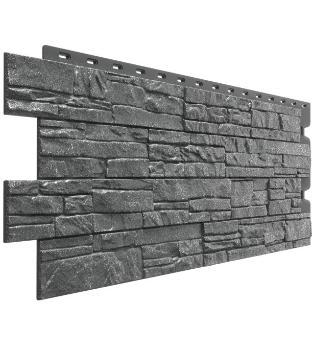 Панель фасадная Docke Premium STEIN 1098х400мм Антрацит  купить в Санкт-Петербурге