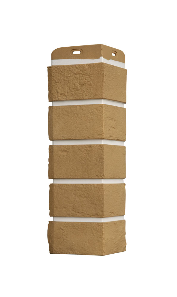 Угол Grand Line Состаренный кирпич Design Plus с белым швом купить в Санкт-Петербурге