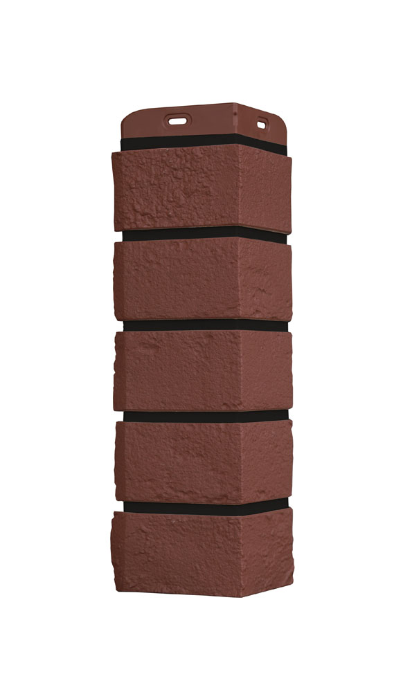 Угол Grand Line Состаренный кирпич Design Plus с черным швом купить в Санкт-Петербурге