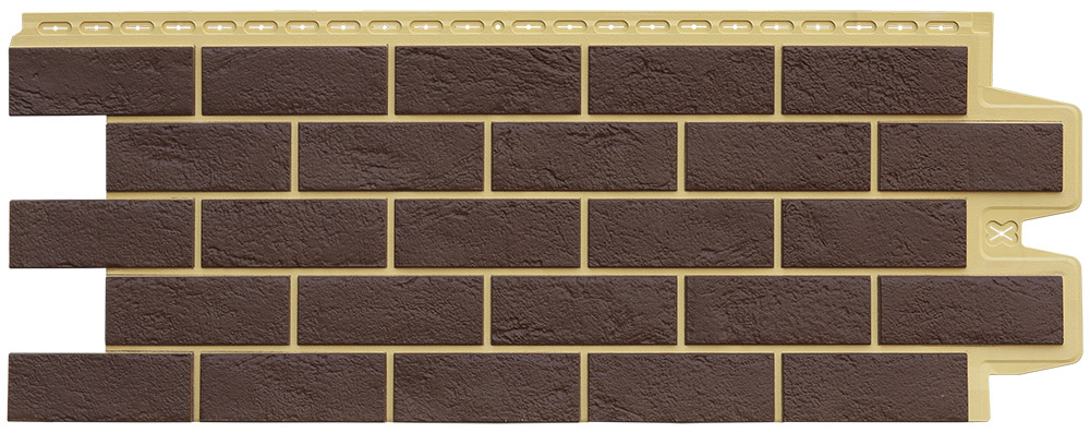 Панель Grand Line Состаренный кирпич Design Plus с песочным швом купить в Санкт-Петербурге