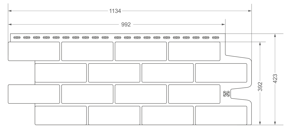 Панель Grand Line Колотый камень Design Plus с черным швом купить в Санкт-Петербурге